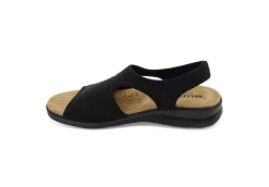 Valleverde Sandali Bassi*Sandalo Da Donna In Tessuto Elastico 25322 Nero
