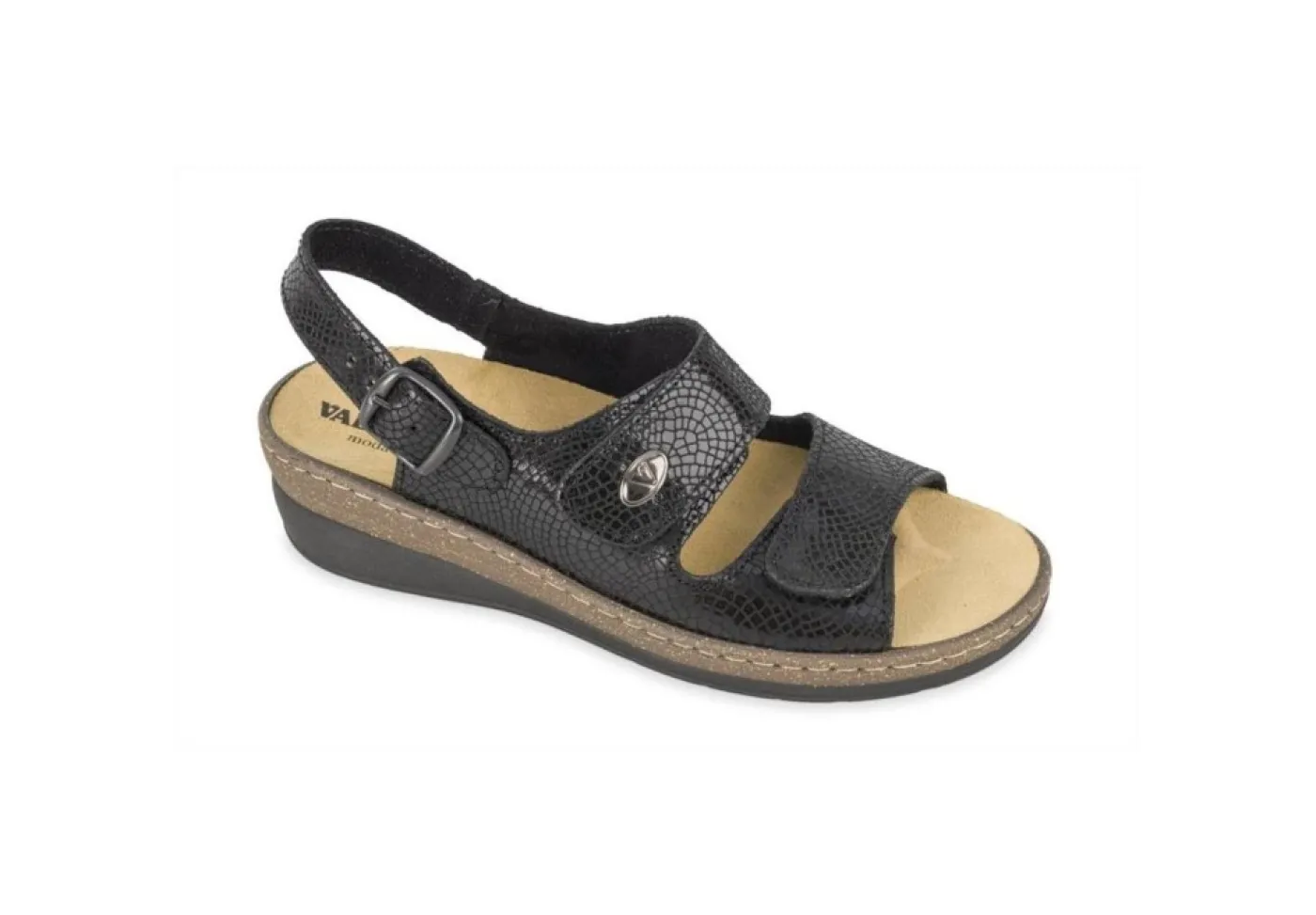 Valleverde Sandali Bassi*Sandalo Da Donna Regolabile Con Sottopiede Estraibile 25503