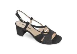 Valleverde Sandali Alti*Sandalo Elegante Con Tacco A Blocchetto 28216 Nero