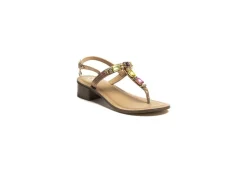 Gold&Gold Sandali Alti*Sandalo Infradito Da Donna Con Pietre Goldegold Gl682 Multicolor