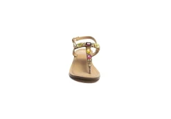 Gold&Gold Sandali Alti*Sandalo Infradito Da Donna Con Pietre Goldegold Gl682 Multicolor