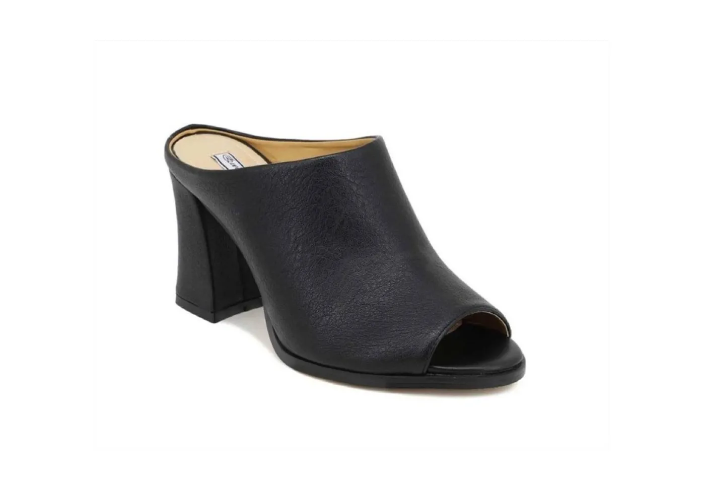 Queen Helena Sandali Alti*Sandalo Sabot Da Donna Con Tacco Zm9022 Nero
