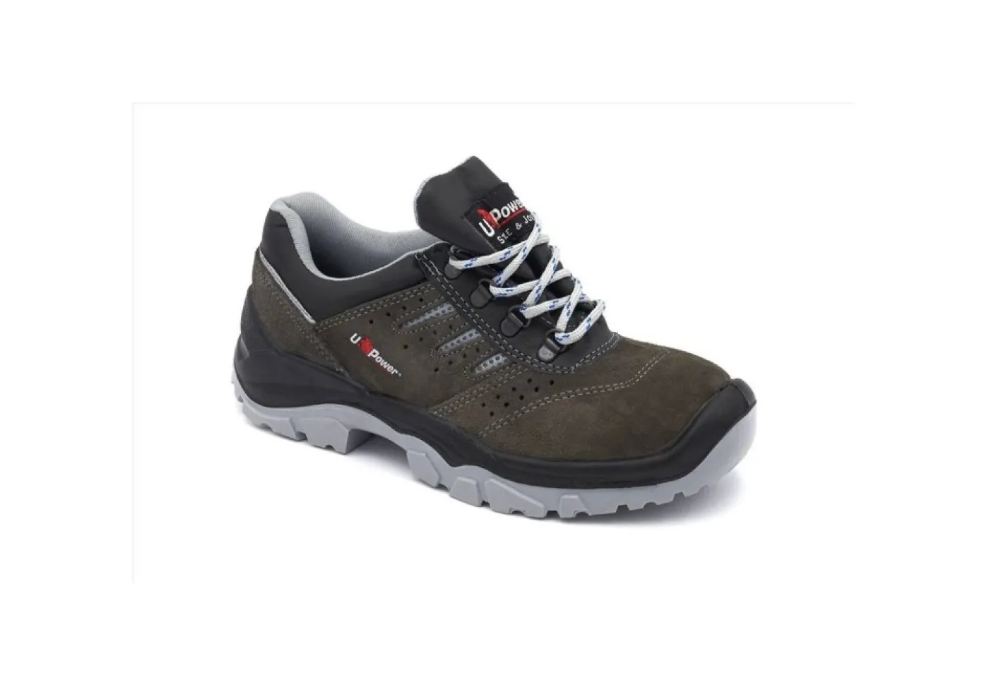 U-Power Antinfortunistica*Scarpa Antinfortunistica Bassa In Pelle Bell S1P Src Grigio