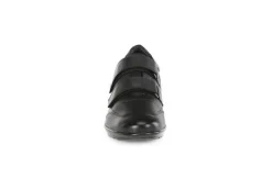 Geox Sneakers Basse*Scarpa Casual Da Uomo In Pelle Con Strap U74A5D Black