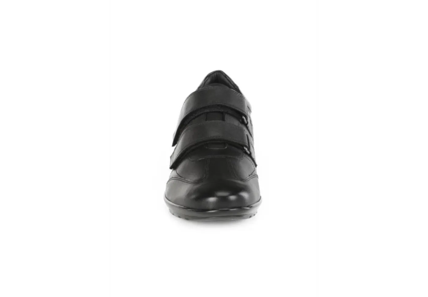 Geox Sneakers Basse*Scarpa Casual Da Uomo In Pelle Con Strap U74A5D Black