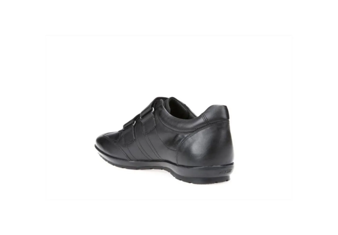 Geox Sneakers Basse*Scarpa Casual Da Uomo In Pelle Con Strap U74A5D Black