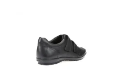 Geox Sneakers Basse*Scarpa Casual Da Uomo In Pelle Con Strap U74A5D Black
