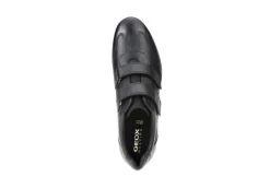 Geox Sneakers Basse*Scarpa Casual Da Uomo In Pelle Con Strap U74A5D Black