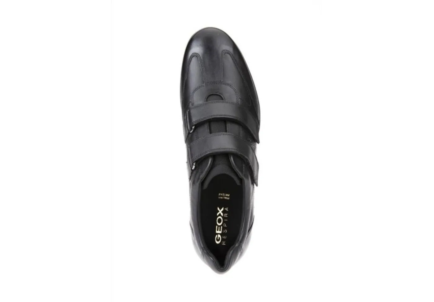Geox Sneakers Basse*Scarpa Casual Da Uomo In Pelle Con Strap U74A5D Black
