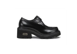 Cult Stringate*Scarpa Da Donna Modello Francesina Con Tacco Clw354400 Black