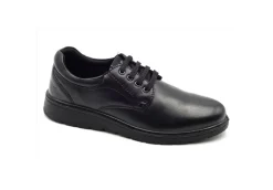 Valleverde Con Lacci*Scarpa Da Uomo In Pelle Con Lacci 36835 Vitello Nero