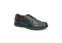 Valleverde Con Lacci*Scarpa Da Uomo In Pelle Con Lacci 20813 Nero