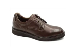 Nero Giardini Con Lacci*Scarpa Da Uomo In Pelle Con Lacci I001690U 300 Testa Di Moro