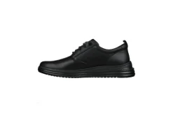 Skechers Sneakers Basse*Scarpa Da Uomo In Pelle Memory Foam 204667 Black