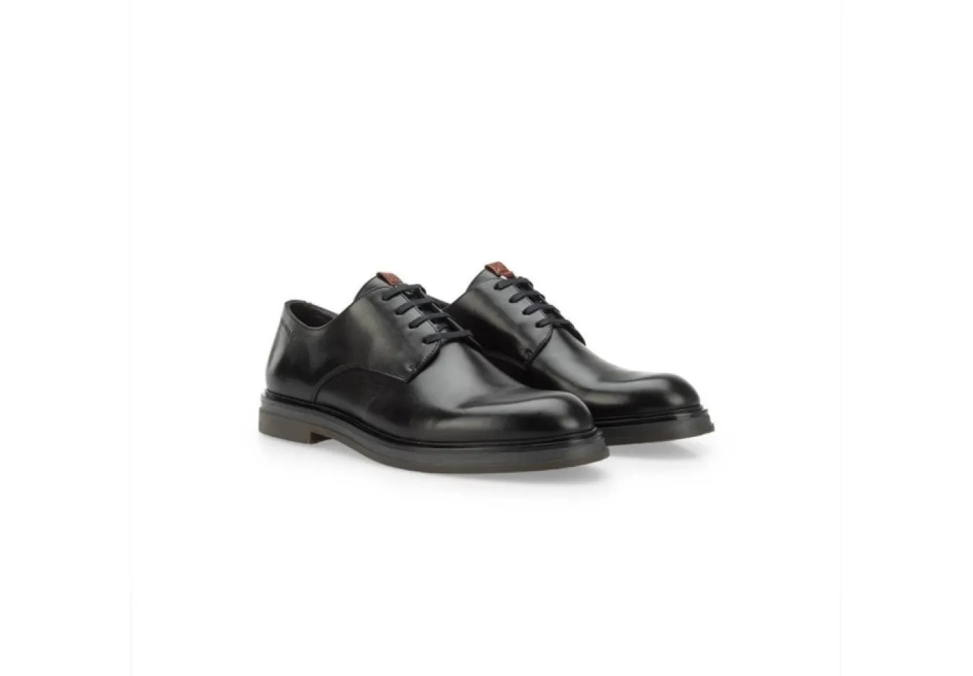 Ambitious Con Lacci*Scarpa Elegante Da Uomo Con Lacci 12225-6653 Black