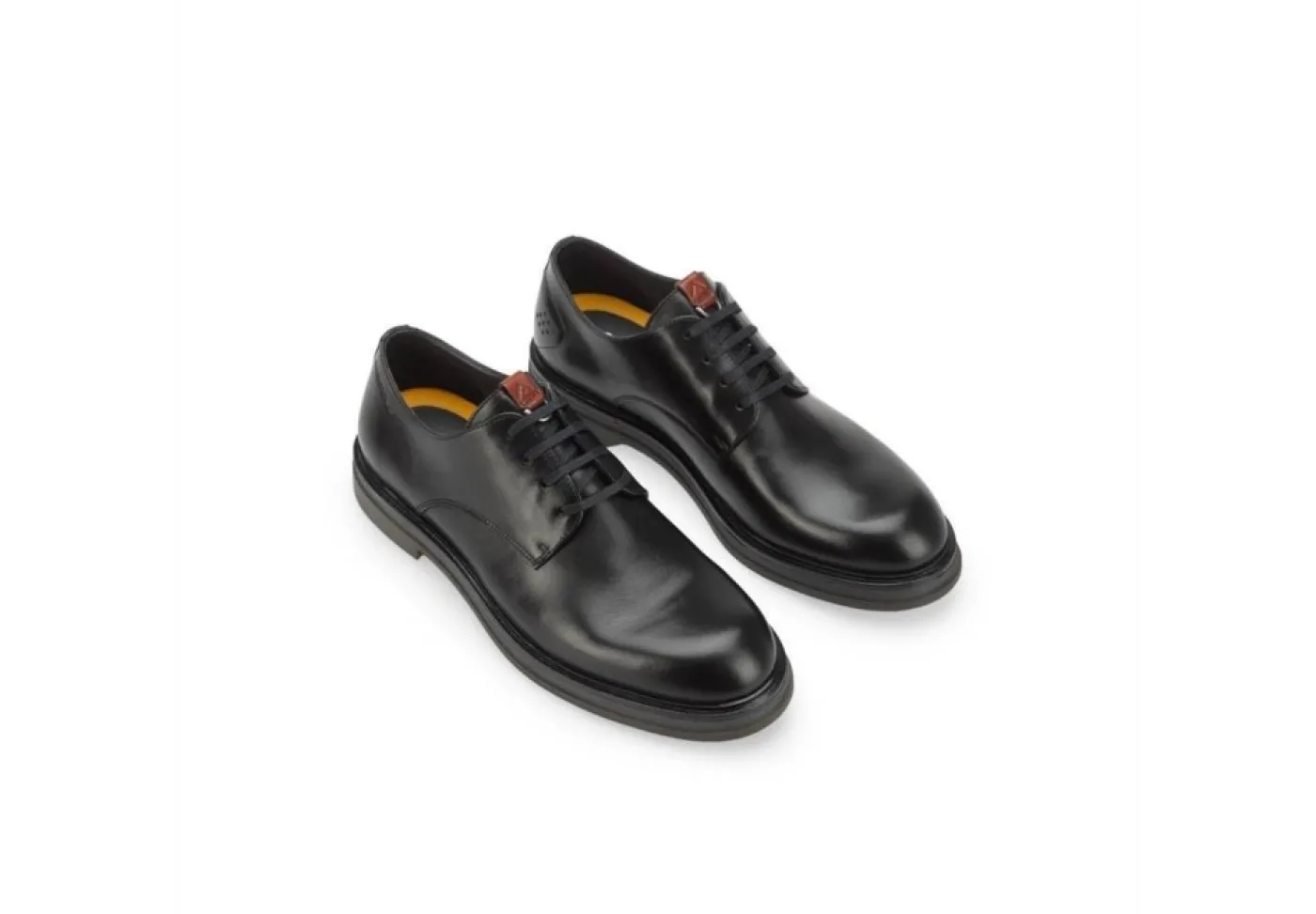Ambitious Con Lacci*Scarpa Elegante Da Uomo Con Lacci 12225-6653 Black