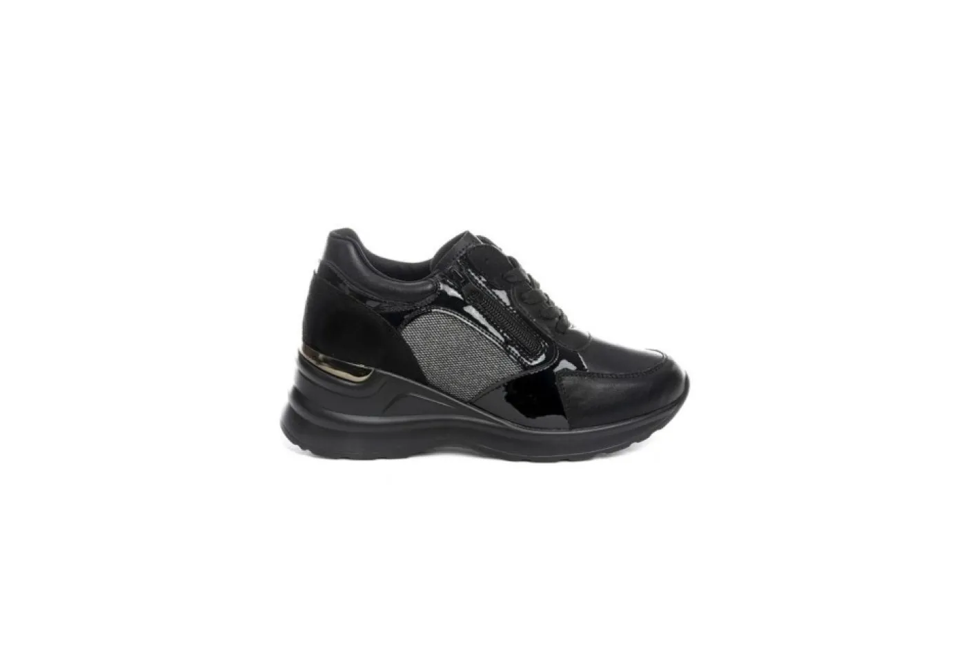 Gold&Gold Sneakers Basse*Scarpa Goldegold Gb565 Nero