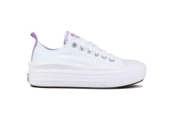 Converse Sportive*Scarpa Sneaker Sportiva Da Donna In Tela Bianca Chuck Taylor