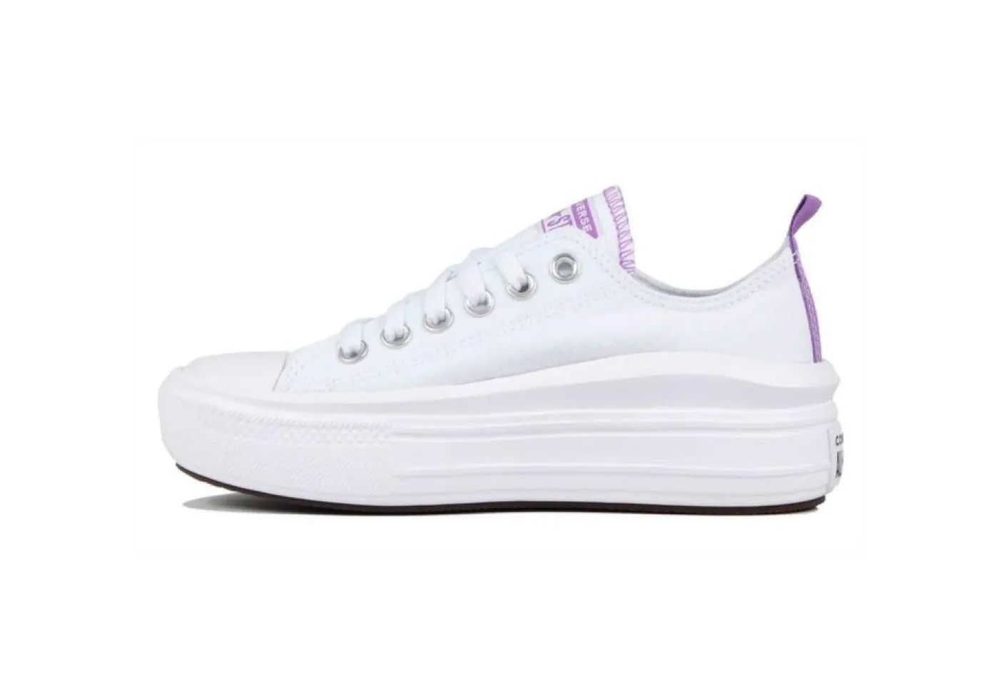 Converse Sportive*Scarpa Sneaker Sportiva Da Donna In Tela Bianca Chuck Taylor
