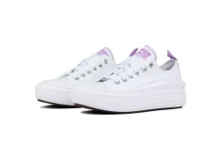 Converse Sportive*Scarpa Sneaker Sportiva Da Donna In Tela Bianca Chuck Taylor