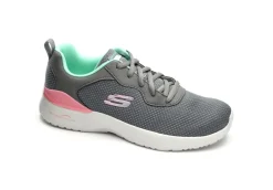 Skechers Sportive*Scarpa Sportiva Con Memory Foam Radiant Choice 149346 Gray Mint