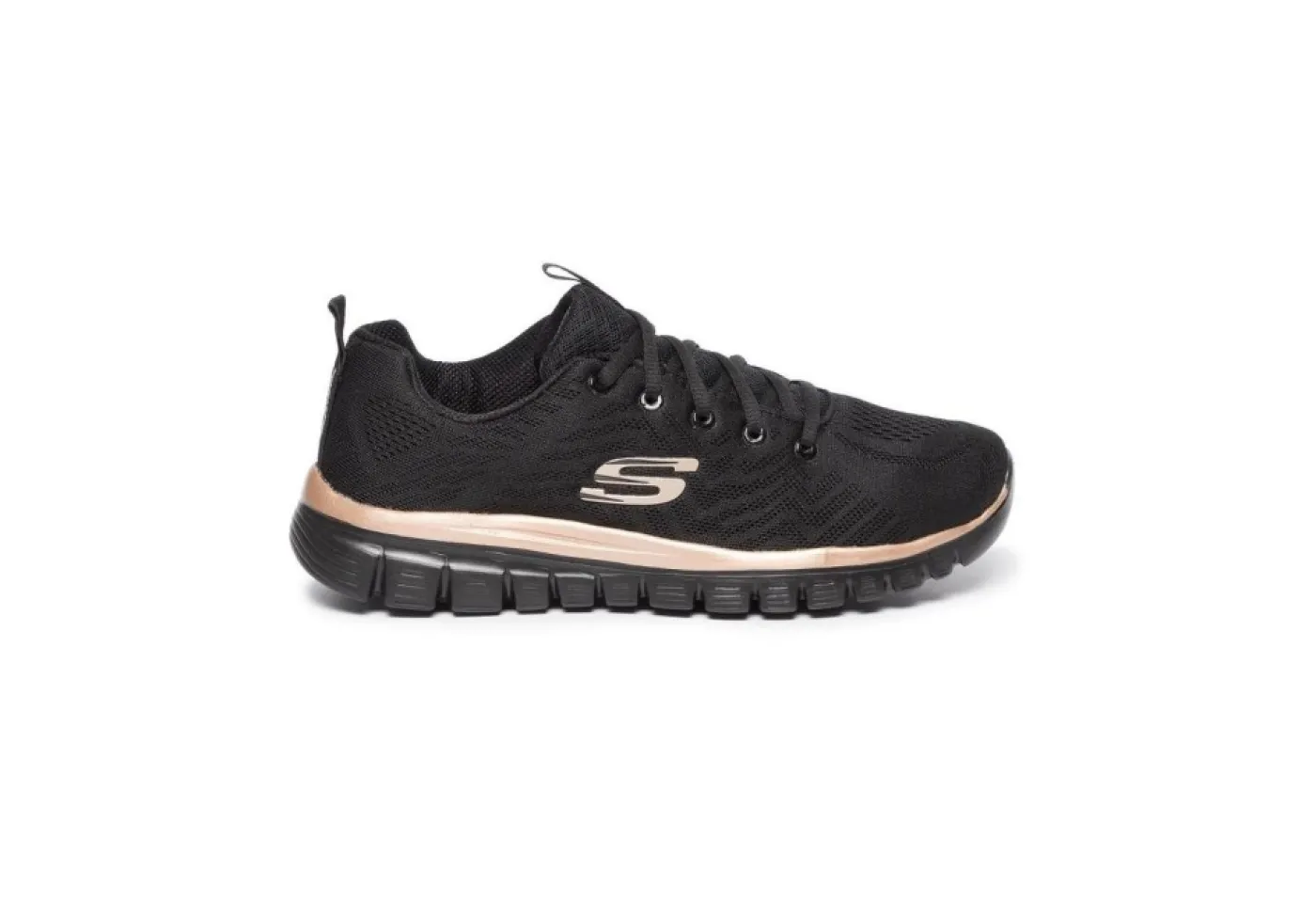 Skechers Sportive*Scarpa Sportiva Da Donna In Tessuto Memory Foam 12615 Bkrg
