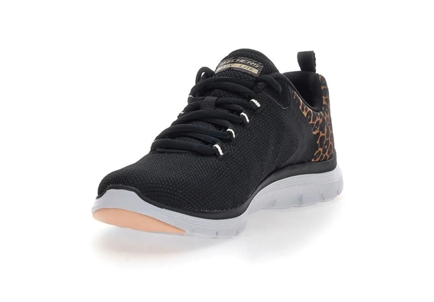 Skechers Sportive*Scarpa Sportiva Da Donna Tessuto 149582 Bkld Flex Appeal