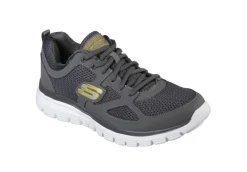 Skechers Sportive*Scarpa Sportiva Da Uomo In Tessuto 52635 Grigio Charcoal