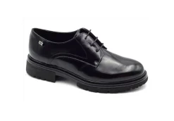 Valleverde Stringate*Scarpa Stringata Casual In Similpelle 45450 Nero