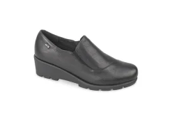Valleverde Ballerine E Mocassini*Scarpe Da Donna Senza Lacci In Pelle Vs10402 Nero