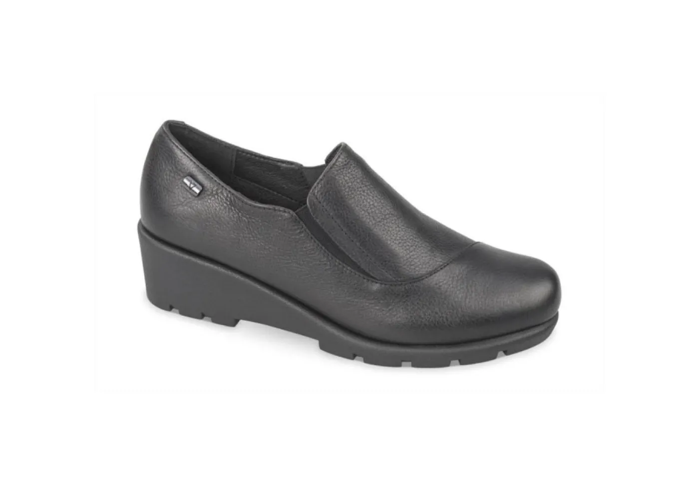 Valleverde Ballerine E Mocassini*Scarpe Da Donna Senza Lacci In Pelle Vs10402 Nero