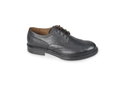 Valleverde Con Lacci*Scarpe Stringate Da Uomo In Pelle 36811 Nero