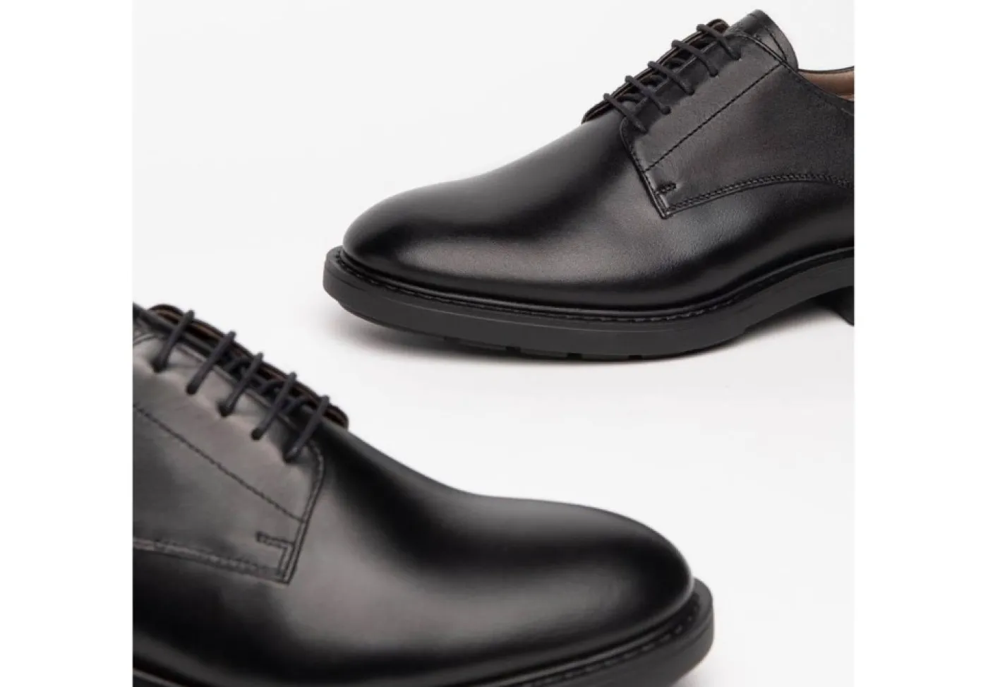 Nero Giardini Con Lacci*Scarpe Stringate Derby Da Uomo In Pelle I202481U Nero