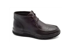Valleverde Con Lacci*Scarponcini Da Uomo In Vera Pelle 36850 Vitello Brown