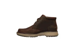 Skechers Con Lacci*Scarponcino Da Uomo In Pelle Con Memory Foam 204266 Cdb