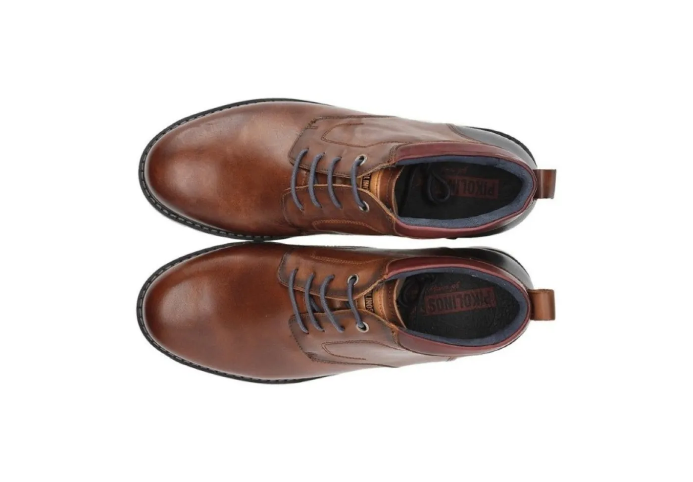 Pikolinos Con Lacci*Scarponcino Da Uomo In Pelle Berna M8J-8181