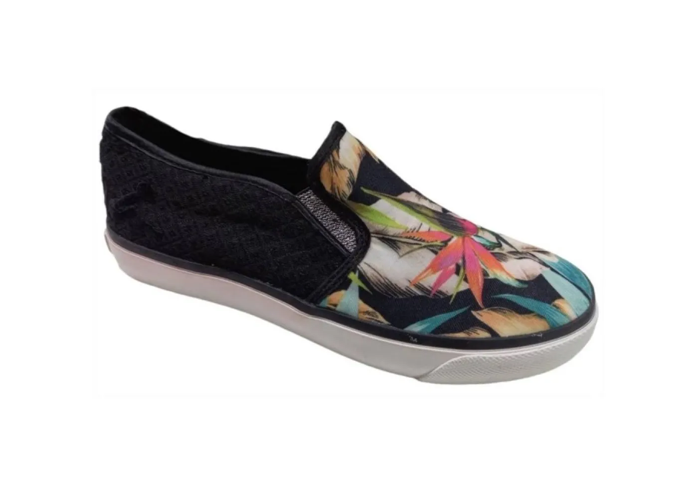 Drunkn Munky Slip-On*Slip-On Da Donna Drunknmunky Vegas Paradise 179 Black Texture