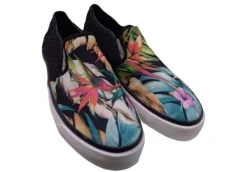 Drunkn Munky Slip-On*Slip-On Da Donna Drunknmunky Vegas Paradise 179 Black Texture