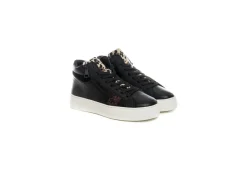 Gold&Gold Sneakers Alte*Sneake Altar Da Donna Goldegold Gb548 Nero Leopard