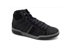 Imac Sneakers Alte*Sneaker Alta In Pelle Imatex 802880 Black Grey
