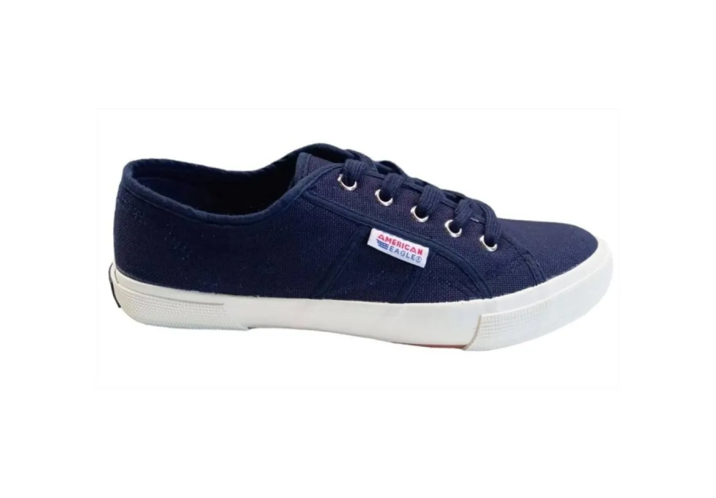 American Eagle Sneakers Basse*Sneaker Bassa Unisex In Tela Blu 1591 Blu
