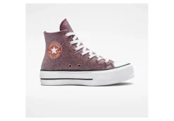Converse Sneakers Alte*Sneaker Da Donna Alta Con Glitter Rosa A03240C