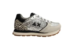 SUN68 Sneakers Basse*Sneaker Da Donna Con Glitter Girl'S Kelly Animal Z42415T Animali