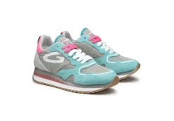 Guardiani Sneakers Basse*Sneaker Da Donna In Pelle Celeste Agw006210