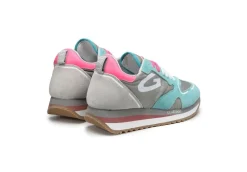 Guardiani Sneakers Basse*Sneaker Da Donna In Pelle Celeste Agw006210