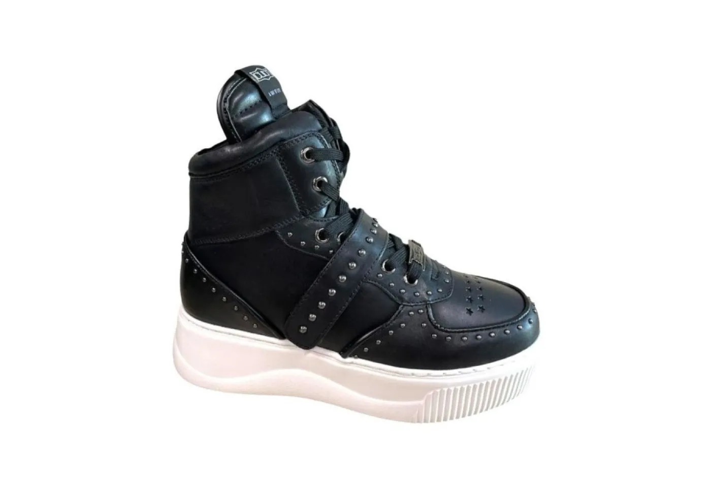 Cult Sneakers Alte*Sneaker Da Donna In Pelle Con Borchie Clw355602 Perry Mid W Leath