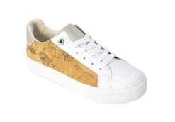Alviero Martini J Platform*Sneaker Da Donna Platform 1146 White Beige Geo. Nu