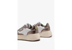 D.Franklin Platform*Sneaker Da Donna Platform 321061 White Pewter