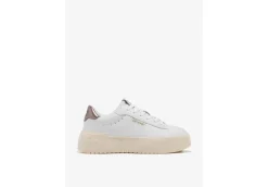 D.Franklin Platform*Sneaker Da Donna Platform 321056 White Pewter