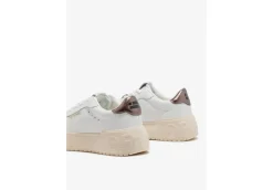 D.Franklin Platform*Sneaker Da Donna Platform 321056 White Pewter